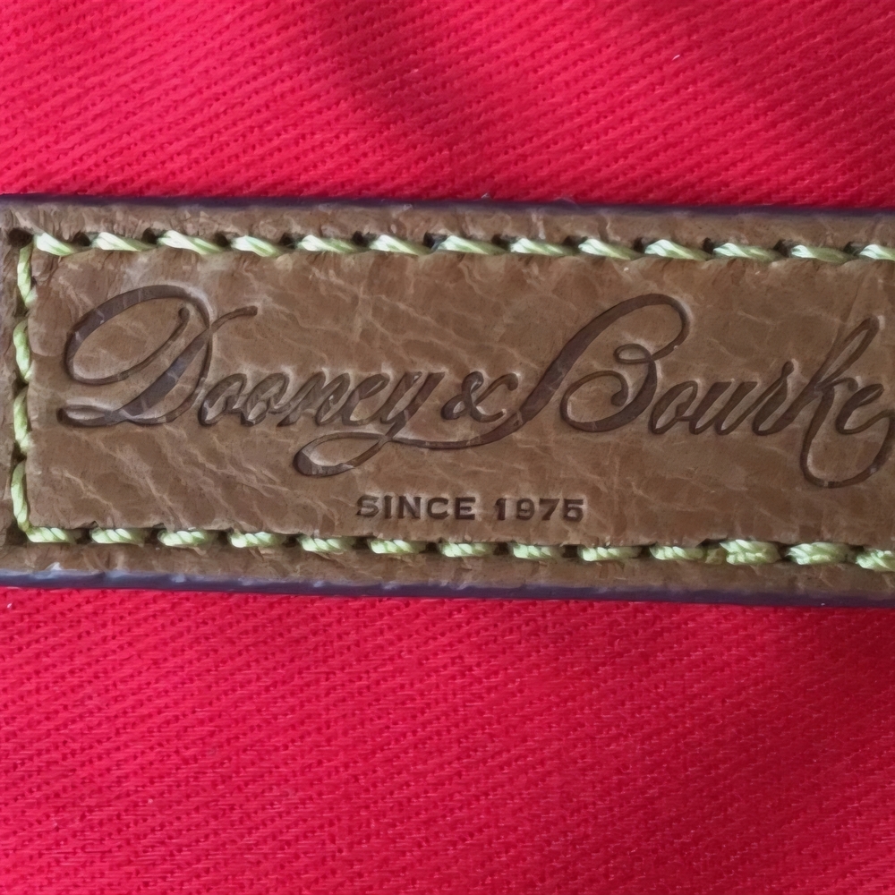 🤎🤍🤎 Dooney & Burke Satchel Elegant Brown Leather Handbag🤎🤍🤎 - Picture 11 of 16